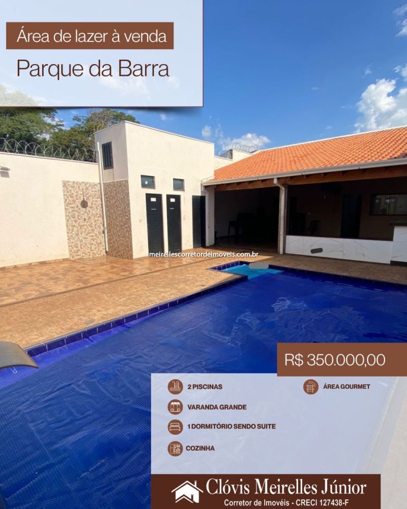 Área de Lazer Parque da Barra 1 dormitorios 4 banheiros 0 vagas na garagem
